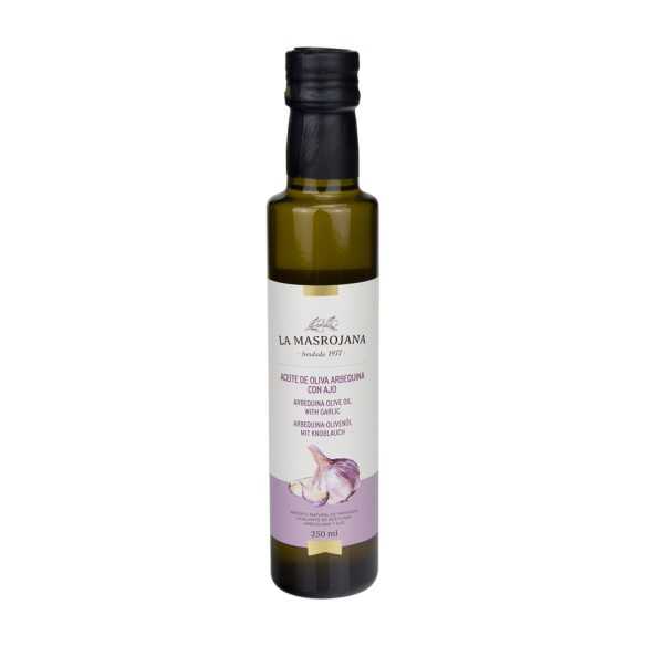 Aromatyzowana Oliwa Arbequina z Czosnkiem La Masrojana 250ml - Aromatyzowana oliwa z oliwek - La Masrojana