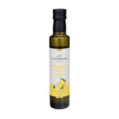 Arbequina olive oil with lemon La Masrojana 250ml - Flavoured olive oil - La Masrojana