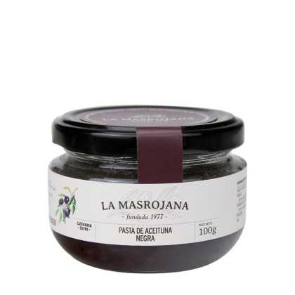 La Masrojana schwarze Olivenpaste 100g - Oliven Paste - Paté - La Masrojana