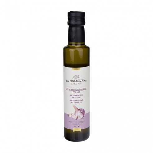 Aromatisiertes Arbequina Olivenöl mit Knoblauch 250ml
