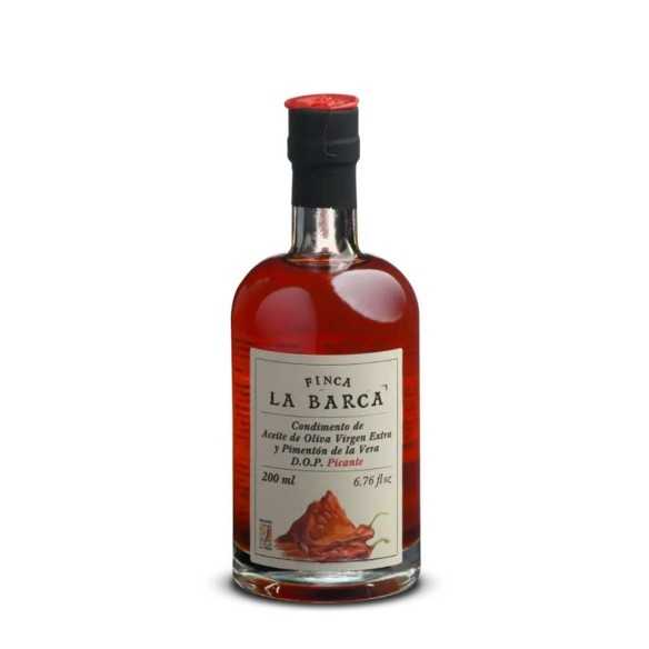 Condiment AOVE & Paprika de La Vera Picante Finca La Barca 200 ml