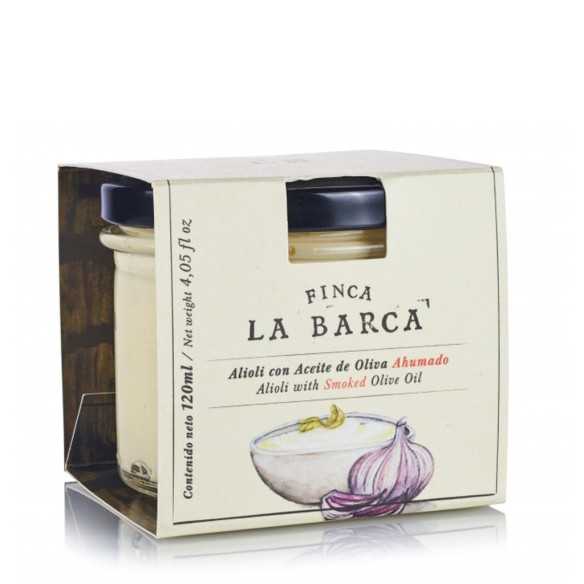 Alioli with Smoked Olive Oil Finca la Barca 120 ml - Smoked oil - Finca la Barca