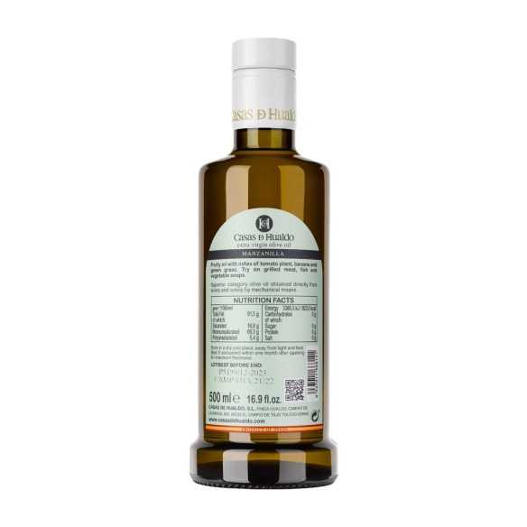 Casas de Hualdo Manzanilla Medium 500 ml – Premium Spanish EVOO
