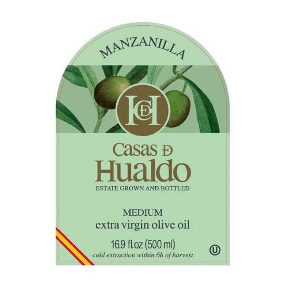 Casas de Hualdo Manzanilla Medium 500 ml – Premium Spanish EVOO