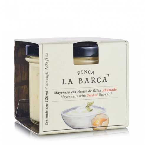 Mayonnaise with Smoked Olive Oil Finca la Barca 120 ml