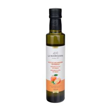 Arbequina Olio d'oliva con arancione 250 ml | La Masrojana