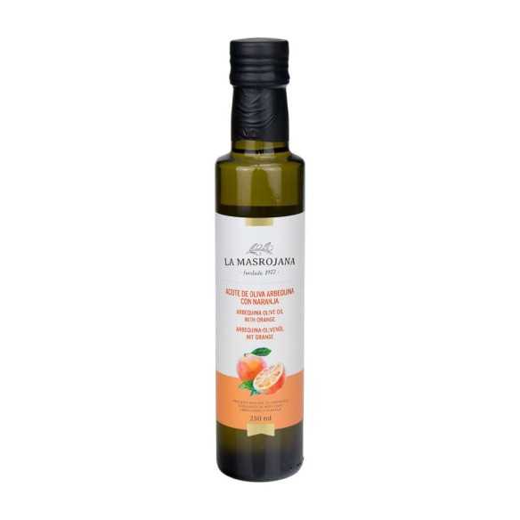 Arbequina Olive Oil with Orange 250 ml | La Masrojana