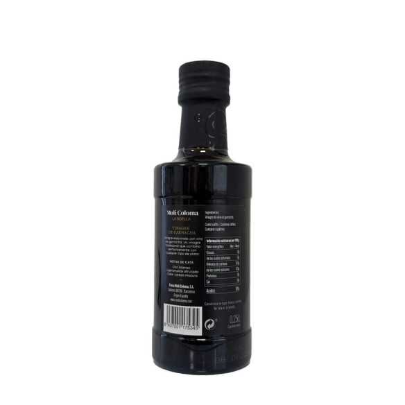 Vinagre de Garnacha Moli Coloma 250 ml | Aromático y Premium