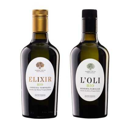 Cuadrat Valley Organic Olive Oil Pack 2×500 ml – L’Oli + Elixir