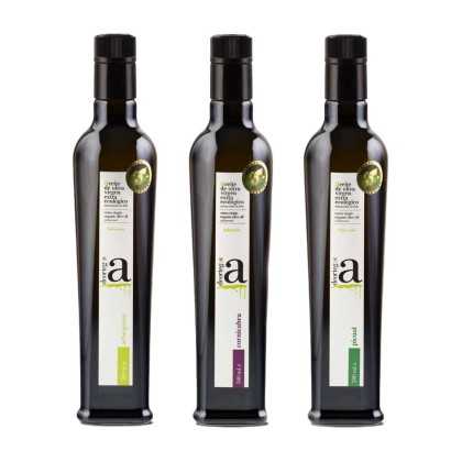 Deortegas Pacchetto olio d'oliva organico 3 × 500 ml | Monovarietale