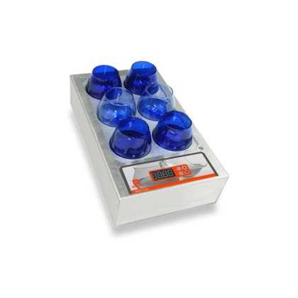 Bunsen Olivenöl Cupping Warmer 6-Plätze – Digitaler Temperaturregler