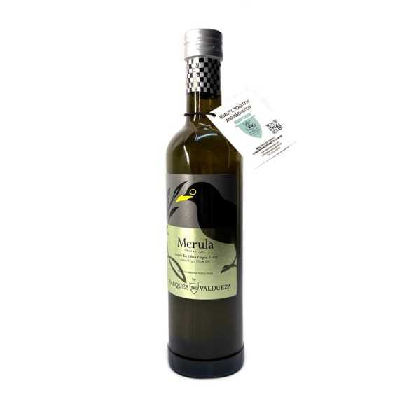 Huile d’Olive Merula 500ml - Huile d'olive extra vierge - Marqués de Valdueza