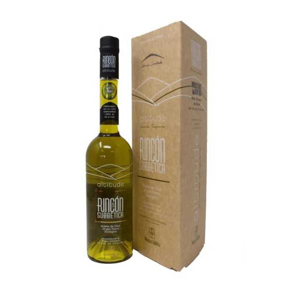 Organiczna niefiltrowana oliwa z oliwek z Rincón de la Subbetica Altitude 500ml - Organiczna oliwa z oliwek - Almazaras de l...