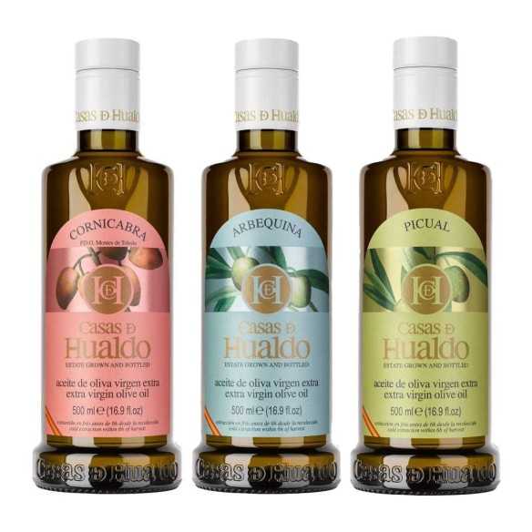 Casas de Hualdo Set 3x500ml - Arbequina & Picual & Cornicabra