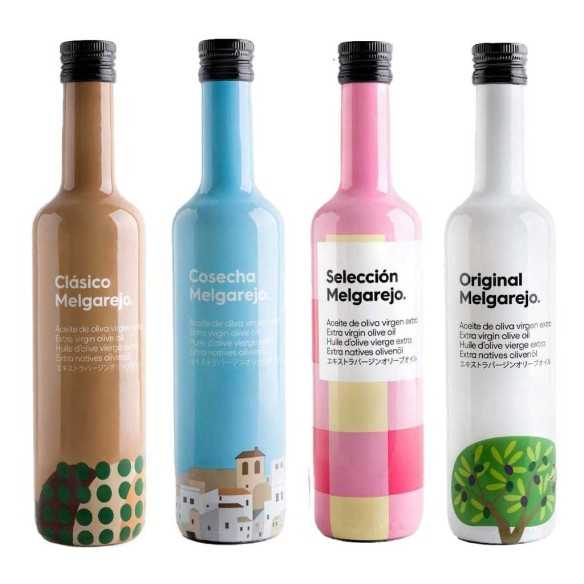 Melgarejo Olive Oil Pack 4x500ml | Coupage & Picual Selection