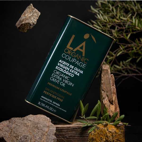 LA Organic Crianza 3L | Aceite Ecológico Gourmet en Lata