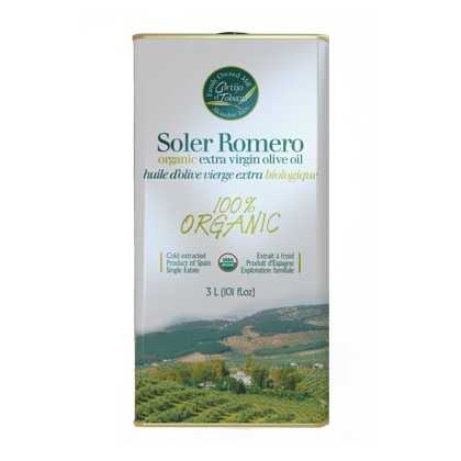 Organic Olive Oil Soler Romero Picual 3 Liter - Olive oil - Soler Romero