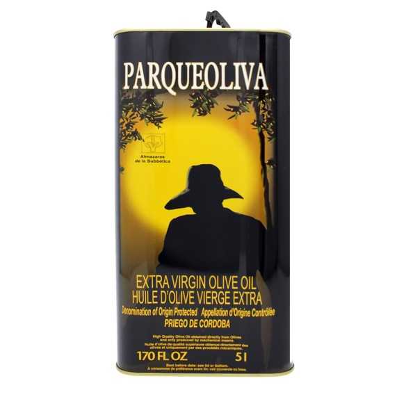 Olive Oil Parqueoliva DOP Priego de Córdoba 5 L - Olive oil - Almazaras de la Subbetica
