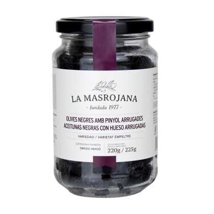 Empeltre wrinkled black olive La Masrojana 220g - Olives - La Masrojana