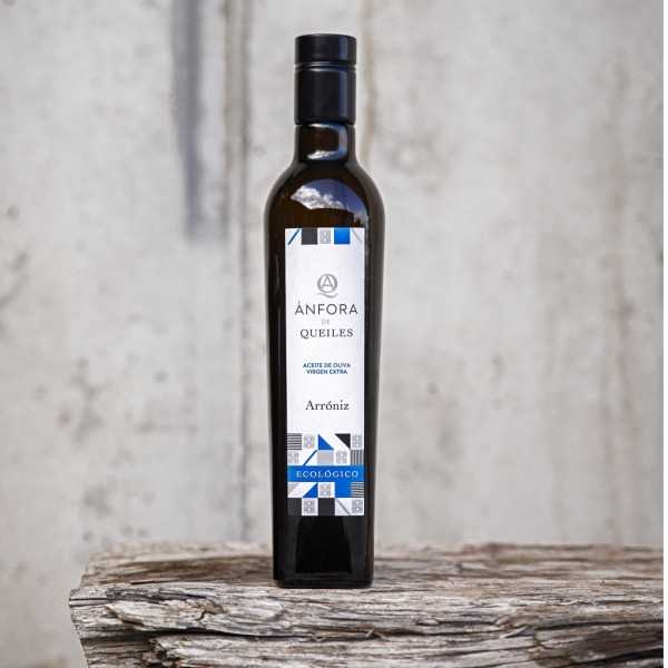 Ánfora de Queiles Arróniz Biologico 500ml | Olio Extra Vergine di Oliva 100% Arróniz