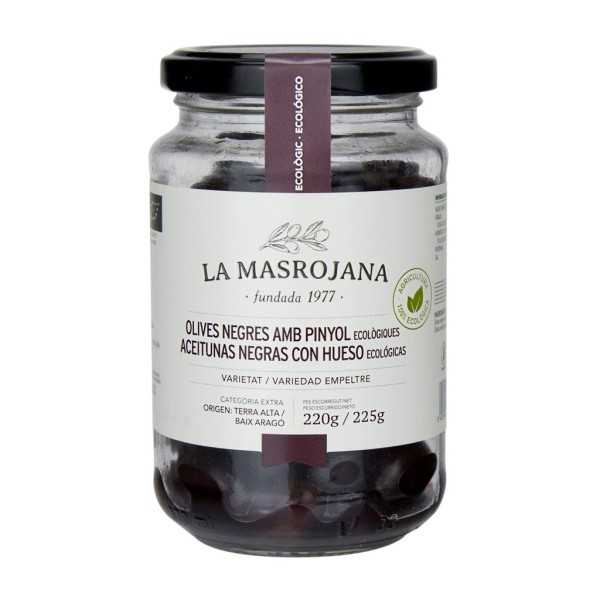 Schwarze Bio-Olive aus Aragon La Masrojana 220g - Oliven - La Masrojana
