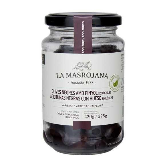 Organic black olive from Aragon La Masrojana 220g - Olives - La Masrojana