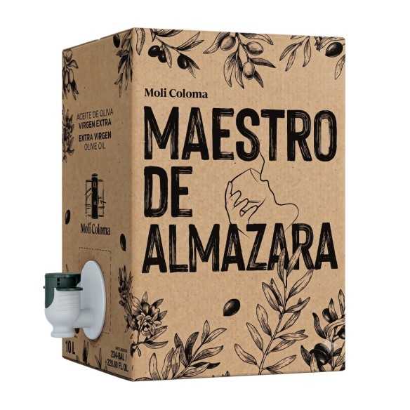 Moli Coloma La Boella Maestro de Almazara Bag in Box 10 Liter | Premium Extra Jungfruolivolja