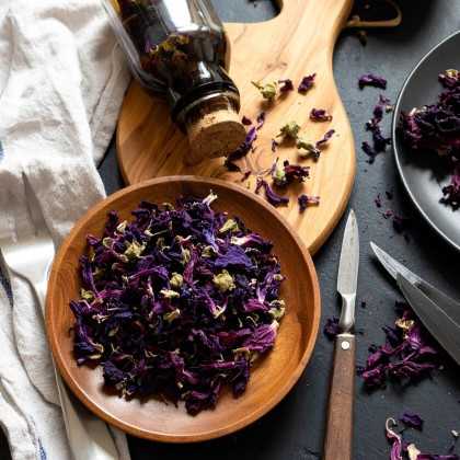 Onena Mallow Flowers 8 g | Dried Edible Flowers 2