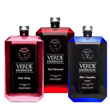 Verde Esmeralda Premium-Olivenöl-Set 3 x 500 ml