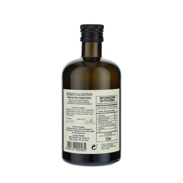 Aceite de Oliva Virgen Extra Marqués de Griñón Cornicabra 500 ml