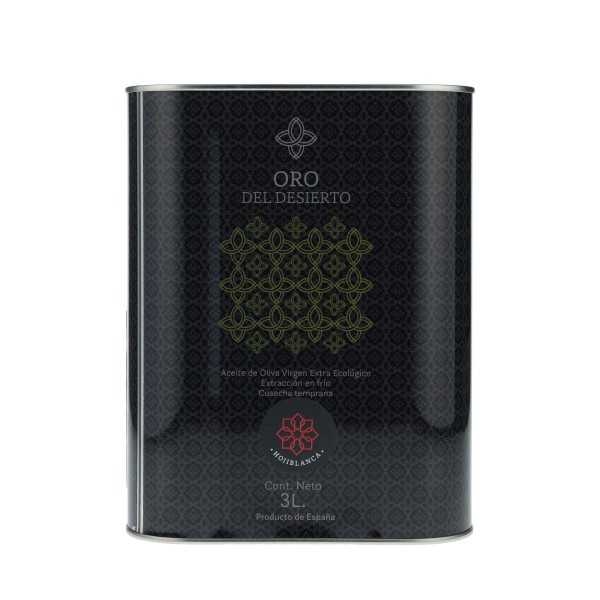 Organic olive oil Oro del Desierto Hojiblanca – buy 3-liter canister online