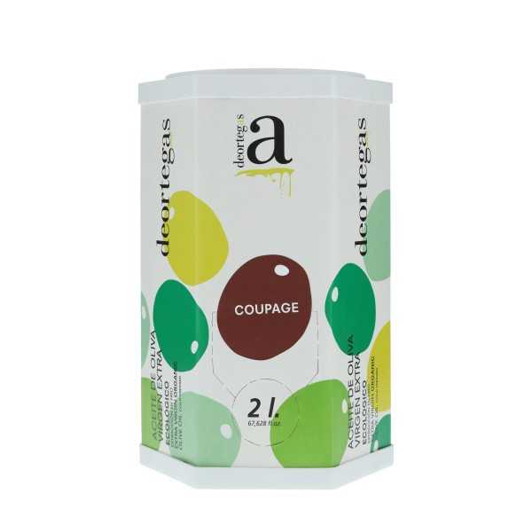 Deortegas Coupage Olive Oil 2L Bag-in-Box | Organic olive oil from Spain ?