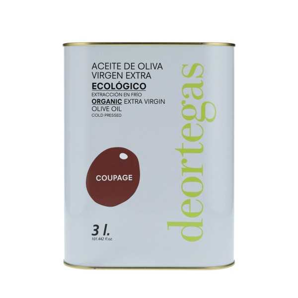 Deortegas Coupage Organic Olive Oil – 3-liter canister | Harmonious & Practical