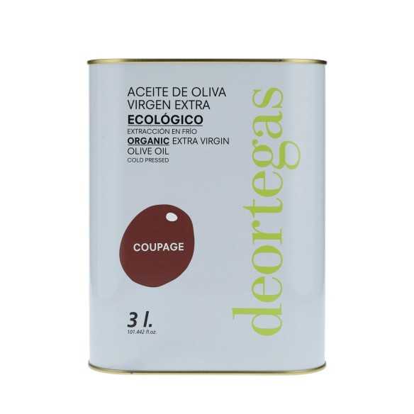 Deortegas Coupage Organic Olive Oil – 3-liter canister | Harmonious & Practical