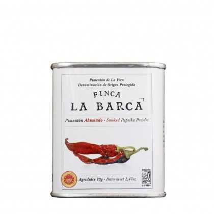 Finca la Barca Paprikagewürz edelsüß geräuchert 70 g Dose DOP La Vera - Paprikapulver - Finca la Barca
