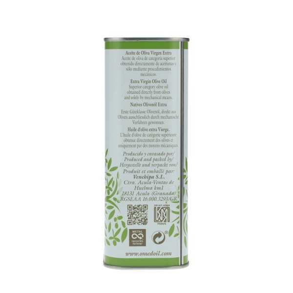 O-Med Hojiblanca ORGANIC Olive Oil 1-liter canister – Intensive & sustainable