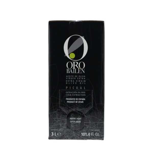 Oro Bailen Picual oliwa z oliwek Reserva znajoma, w 3-litrowym worku w pudełku