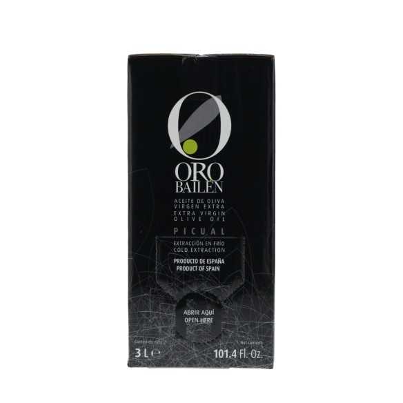Oro Bailen Picual oliwa z oliwek Reserva znajoma, w 3-litrowym worku w pudełku