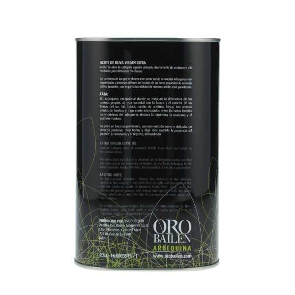 Arbequina Olive Oil Reserva Familiar 2.5L – Fruity & mild in a canister