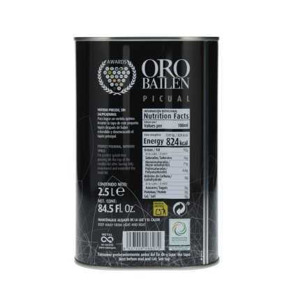 Oro Bailen Picual-Olivenöl Reserva familiar, im 2,5-Liter-Kanister 2