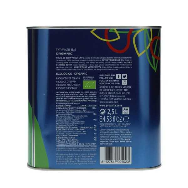 Oliwa Picualia Bio Picual 2,5L