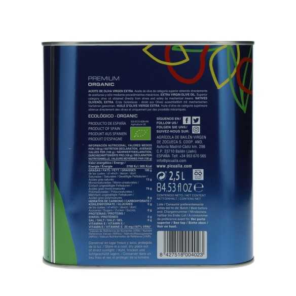 Oliwa Picualia Bio Picual 2,5L