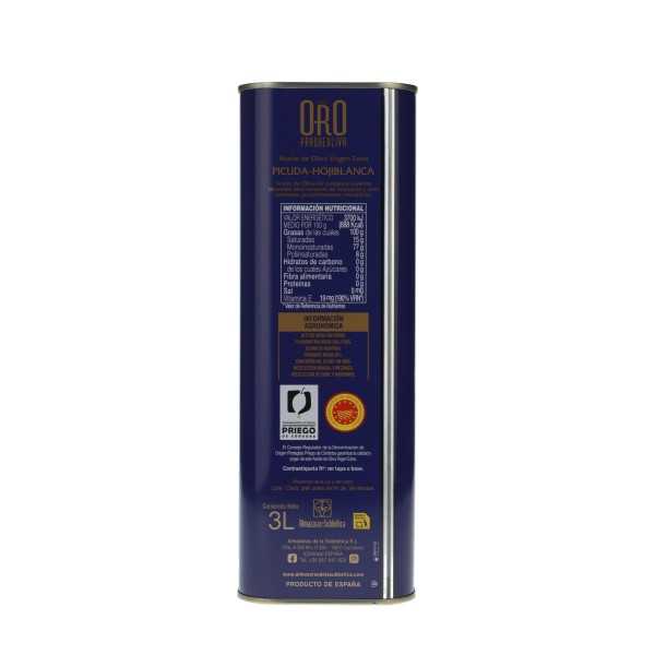 Olive Oil Parqueoliva serie Oro 3 liter can