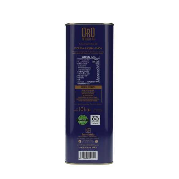 Olive Oil Parqueoliva serie Oro 3 liter can