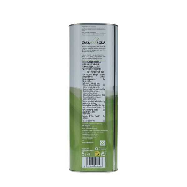 Picual water house | Can 5 liters extra virgin