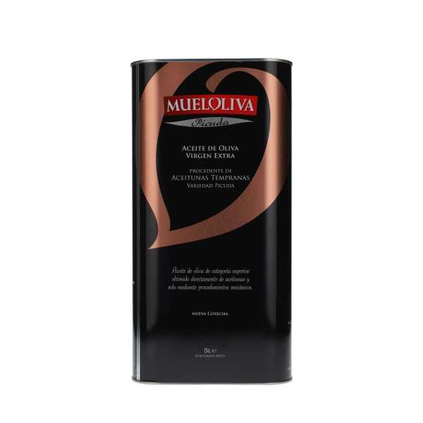 Mueloliva Picuda olive oil in 5 liter can - Spanish-oil.com