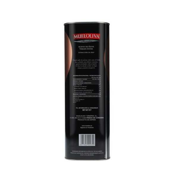 Mueloliva Picuda olive oil in 5 liter can - Spanish-oil.com