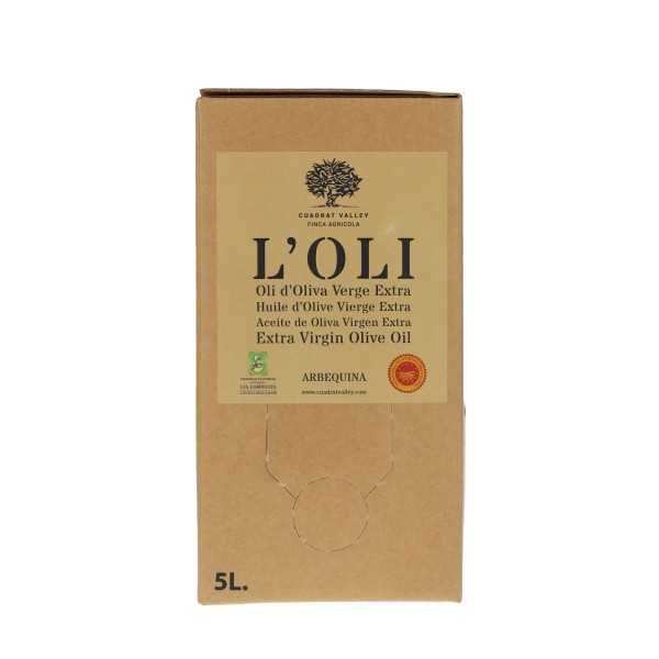 Cuadrat Valley Bio-Arbequina 5L Bag in Box | DOP Les Garrigues