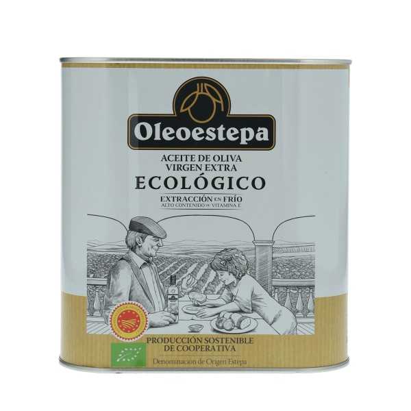 Oleoestepa Organic Olive Oil Ecologico 2.5L Canister | P.D.O. Estepa