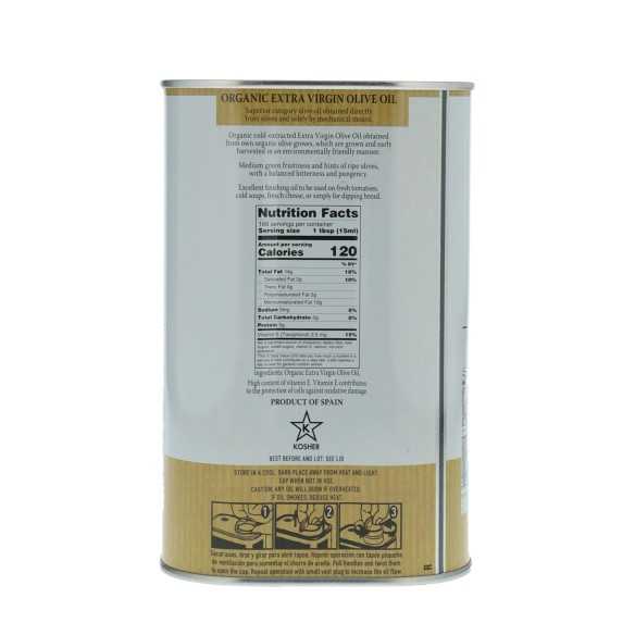 Oleoestepa Organic Olive Oil Ecologico 2.5L Canister | P.D.O. Estepa